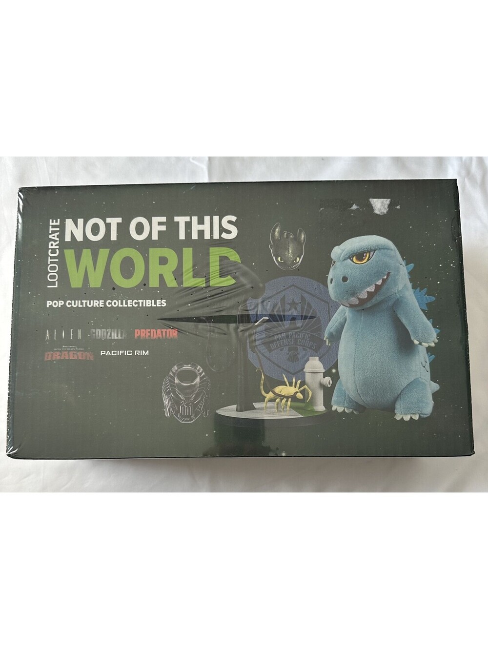 Lootcrate Not Of This World Alien Out For Walk Godzilla Predator Dragon Pacific